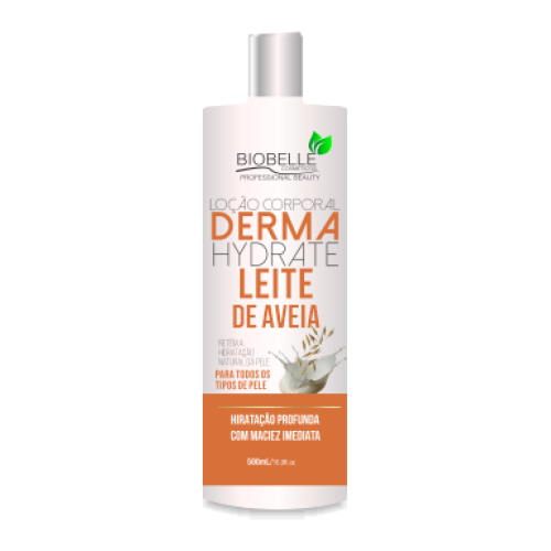 LOÇÃO HIDRATANTE CORPORAL LEITE DE AVEIA BIOBELLE 500ML 