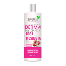 LOCÃO HIDRATANTE CORPORAL ROSA MOSQUETA BIOBELLE 500ML