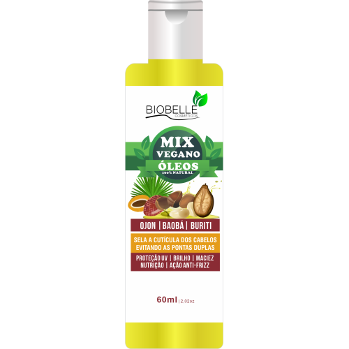 MIX  OLEO VEGANO OJON, BAOBA, BURITI BIOBELLE 60ML
