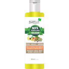 MIX  OLEO VEGANO RICINO, ABACATE, AMENDOA BIOBELLE 60ML