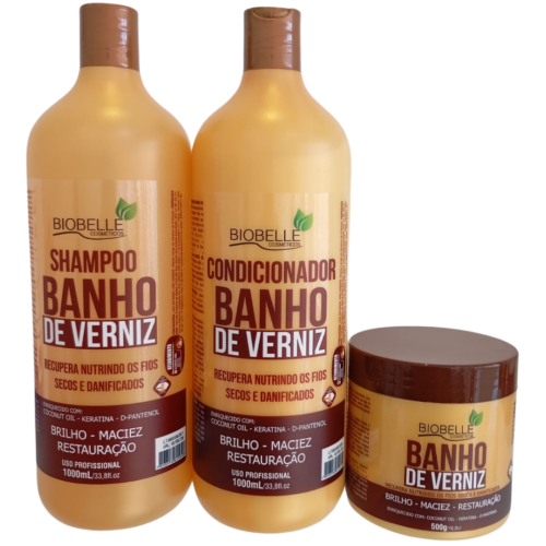 KIT BANHO DE VERNIZ